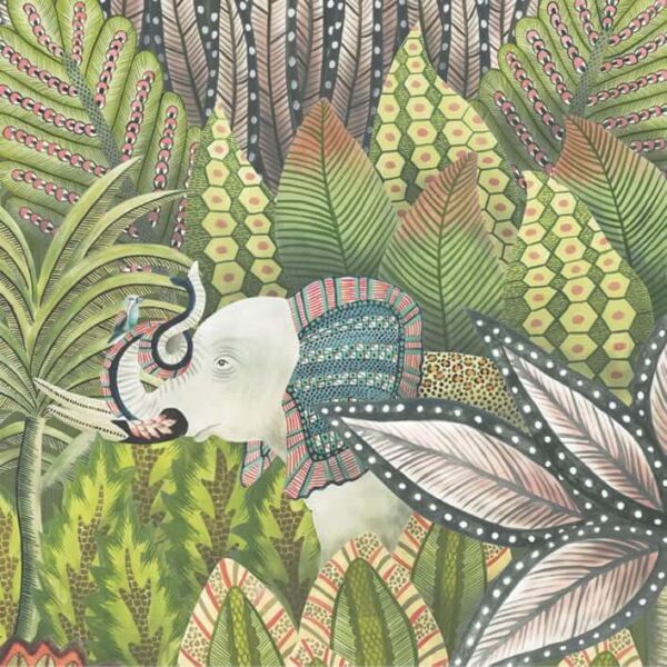 Singita, Olive Green Multi - Cole & Son