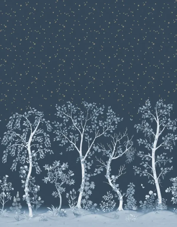 Seasonal Woods, Midnight - Cole & Son