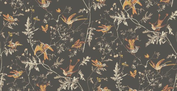 Hummingbirds, Charcoal & Ginger - Cole & Son