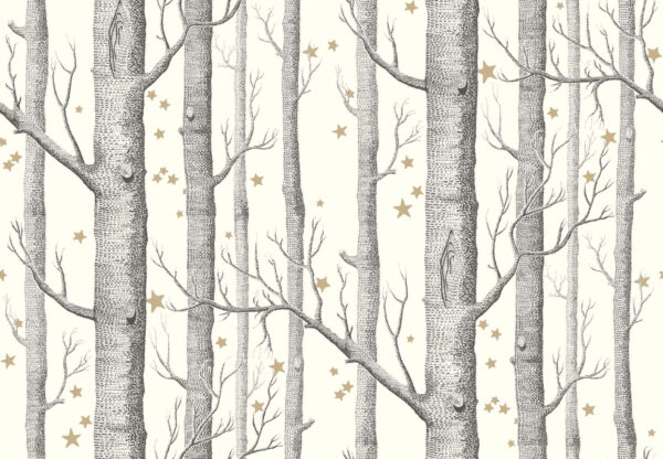 Woods & Stars, Black & White - Cole & Son