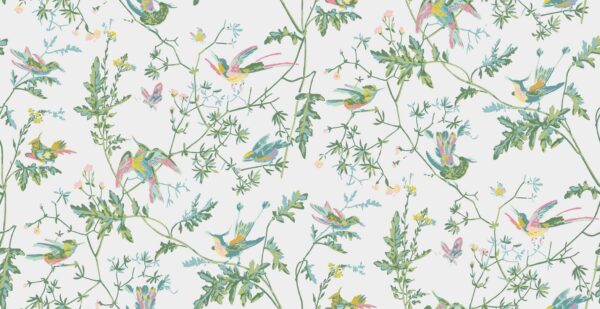 Hummingbirds, Green & Pink - Cole & Son