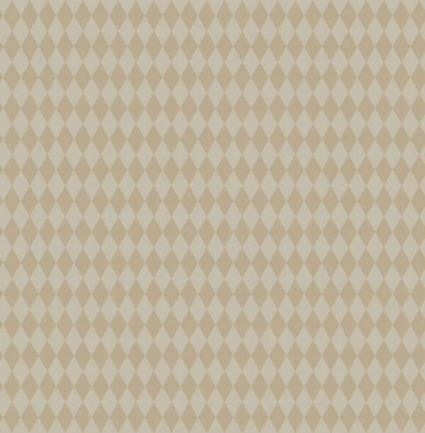 Titania, Metallic Gilver on Taupe - Cole & Son