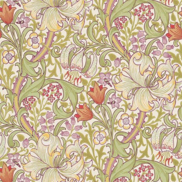 Golden Lily, Olive/Russet - Morris & Co