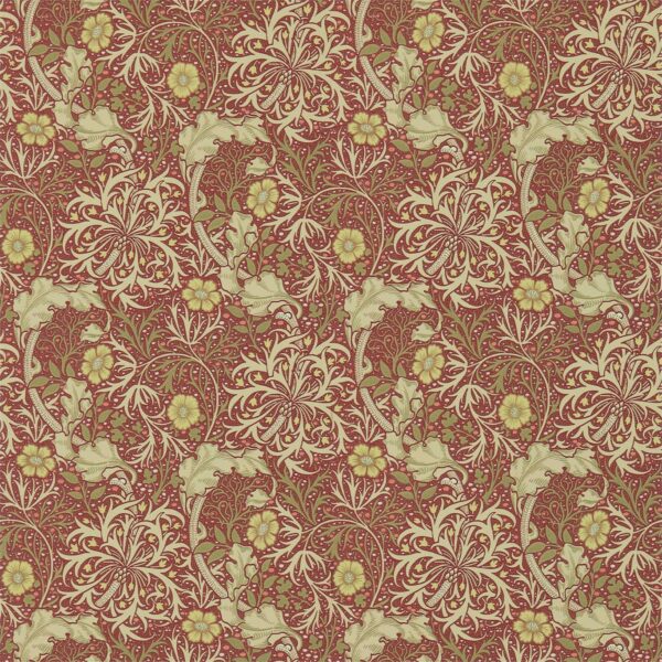 Morris Seaweed, Red/Gold - Morris & Co