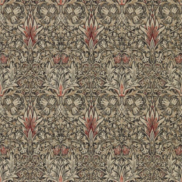 Snakeshead, Charcoal/Spice - Morris & Co