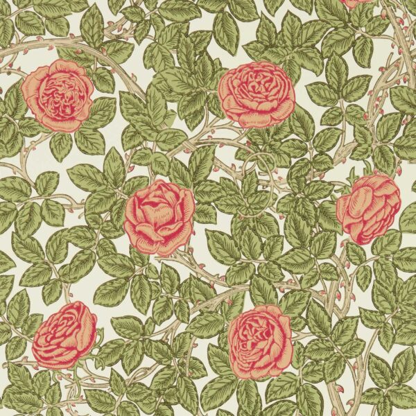 Rambling Rose Twining Vine - Morris & Co