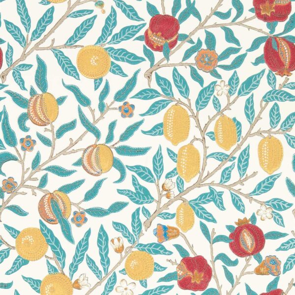Fruit Green Indigo/Madder - Morris & Co