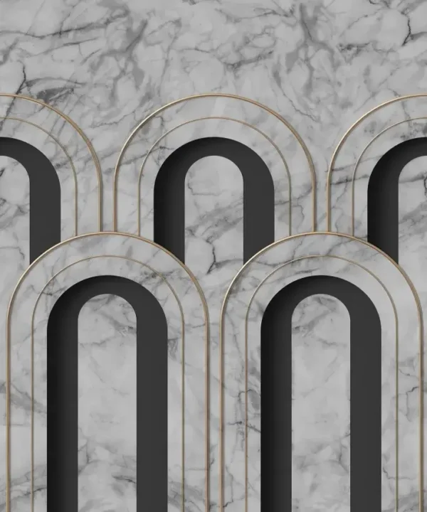 Arch Deco, Marble - Rebel Walls