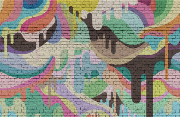 Dripping Rainbow - Rebel Walls