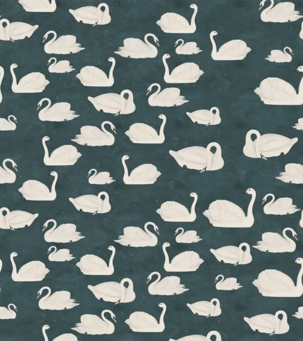 Cygne, Bleu - Rebel Walls