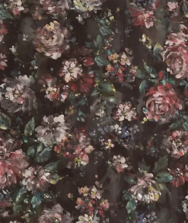Jardin, Red Velvet - Rebel Walls