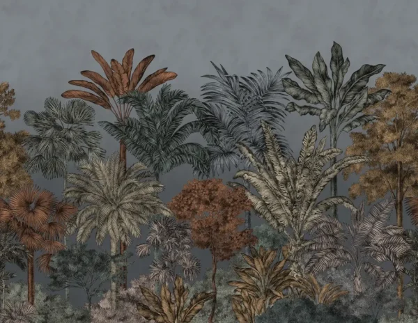 Tropical Bellewood, Night - Rebel Walls