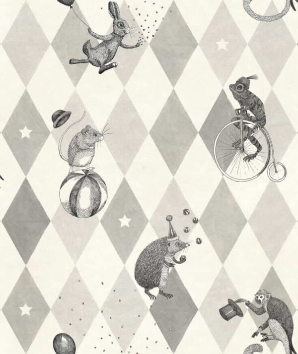 Circus Corner, Graphite - Rebel Walls