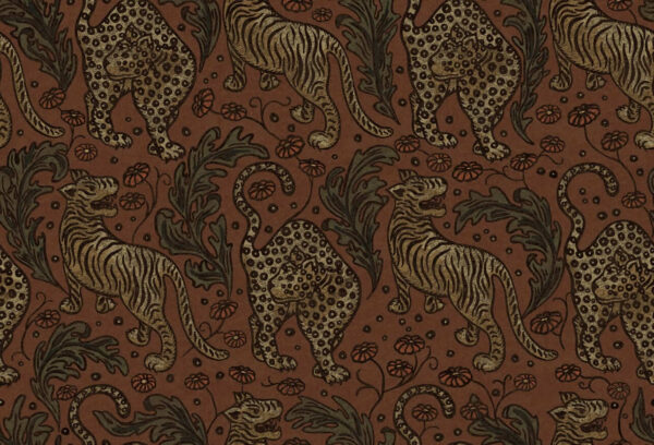 Year Of The Tiger Velvet - Rebel Walls