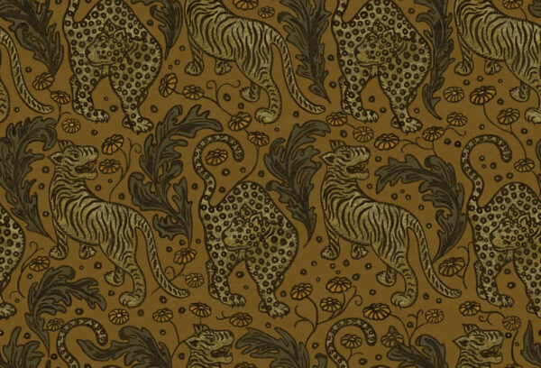 Year Of The Tiger Saffron - Rebel Walls