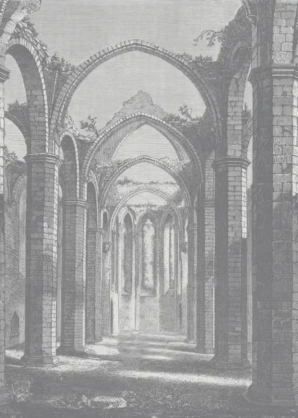 Gothic Arches Grey - Rebel Walls