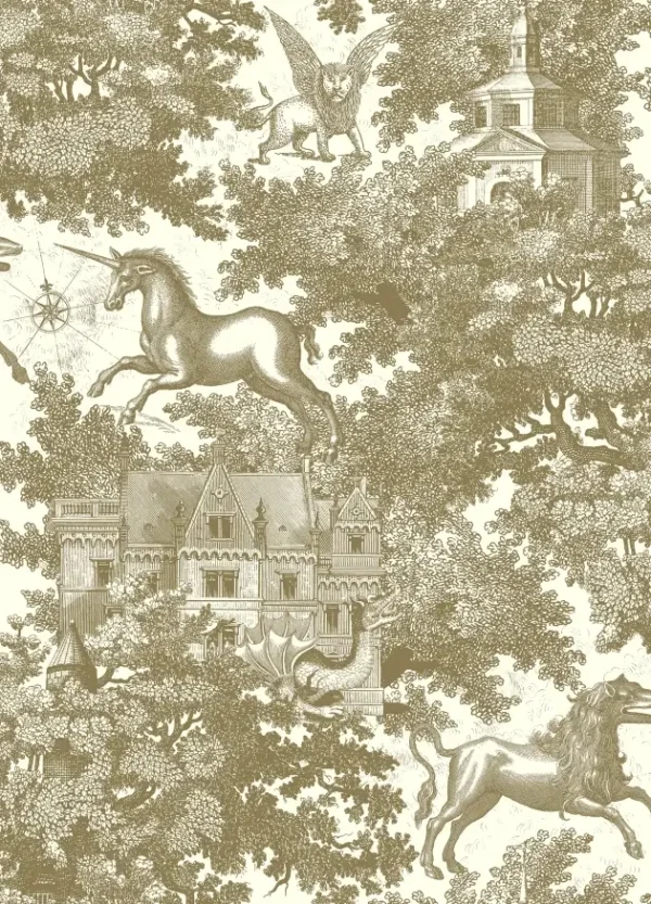 Fairy Tale Castle Gold - Rebel Walls