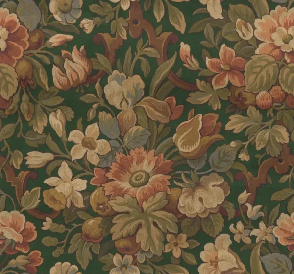Vintage Garden Green - Rebel Walls