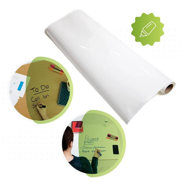 Tússtöflufilma, sjálflímandi hvít - Smarter Surfaces™
