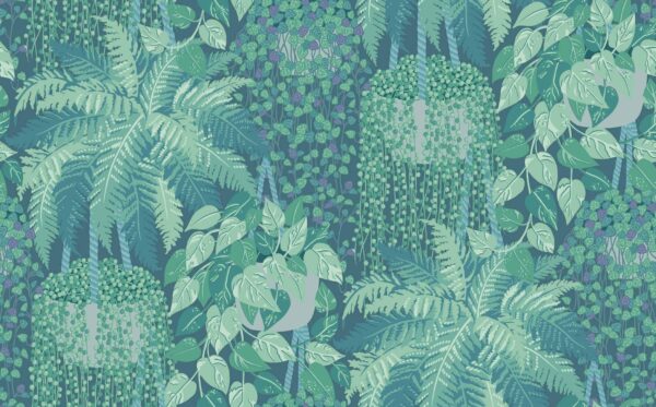 Fern, Dark Viridian & Teal - Cole & Son