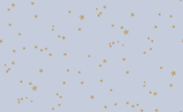 Stars, Metallic Gold on Ice Blue - Cole & Son