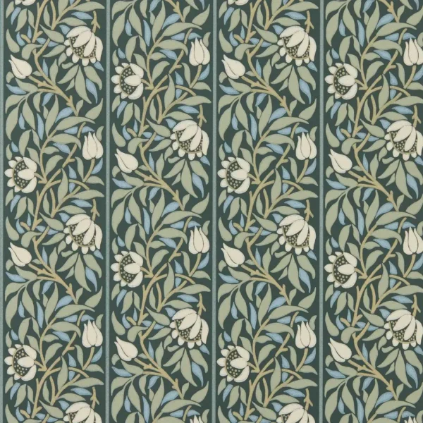 Peony Trellis, Bayleaf/Slate - Morris & Co