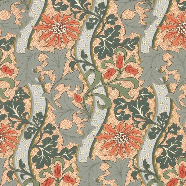 Cornflower, Russet/Teal - Morris & Co