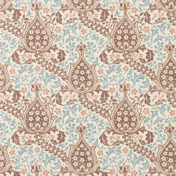 Persian Tulip, Umber/Mineral Blue - Morris & Co