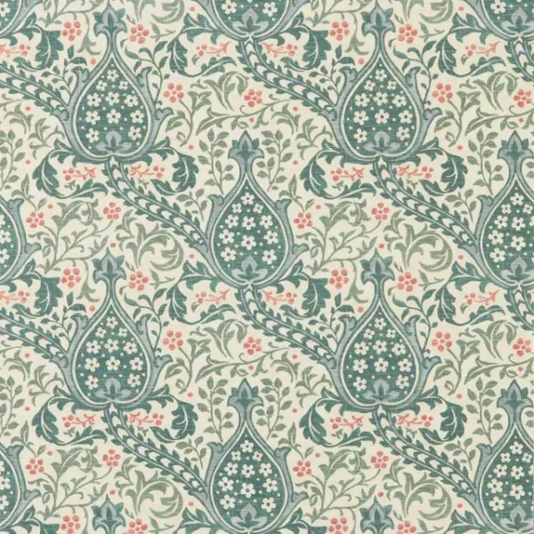Persian Tulip, Teal - Morris & Co
