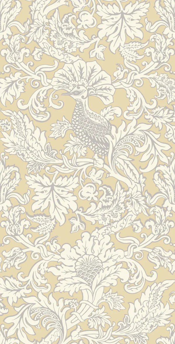 Balabina, White on Yellow - Cole & Son
