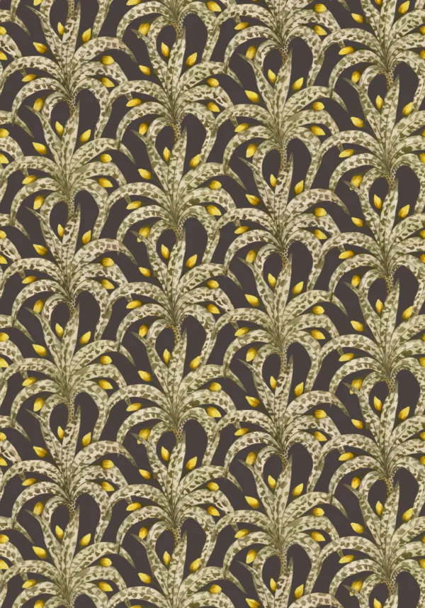 Afrika Damask, Onyx & Citrine - Cole & Son