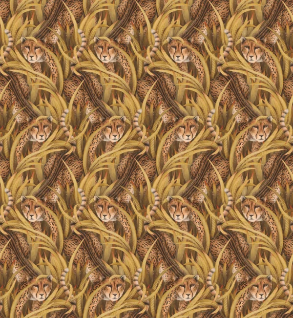 Cheetah Prowl, Bronze - Cole & Son