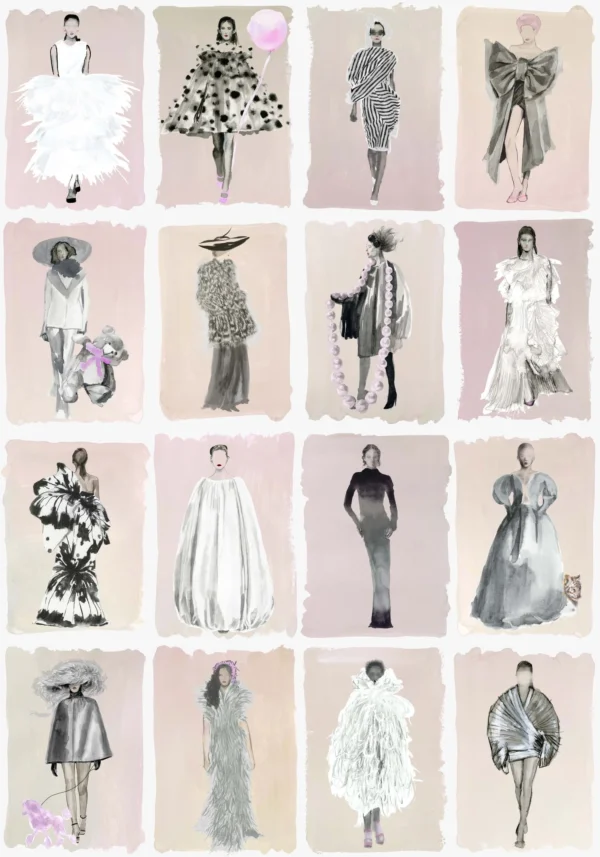 Couture Carousel, Blush - Cole & Son