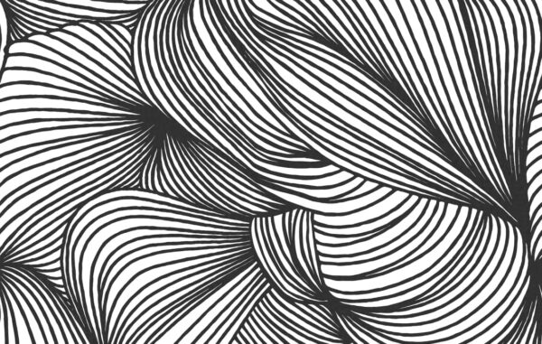 Opulence Lines, Graphite - Rebel Walls