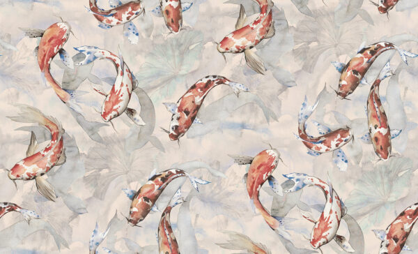 Koi, Coral - Rebel Walls