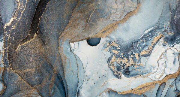 Agate Crystal, Blue - Rebel Walls