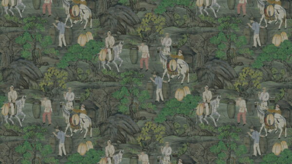 Toile de Tibet Moss - Arte